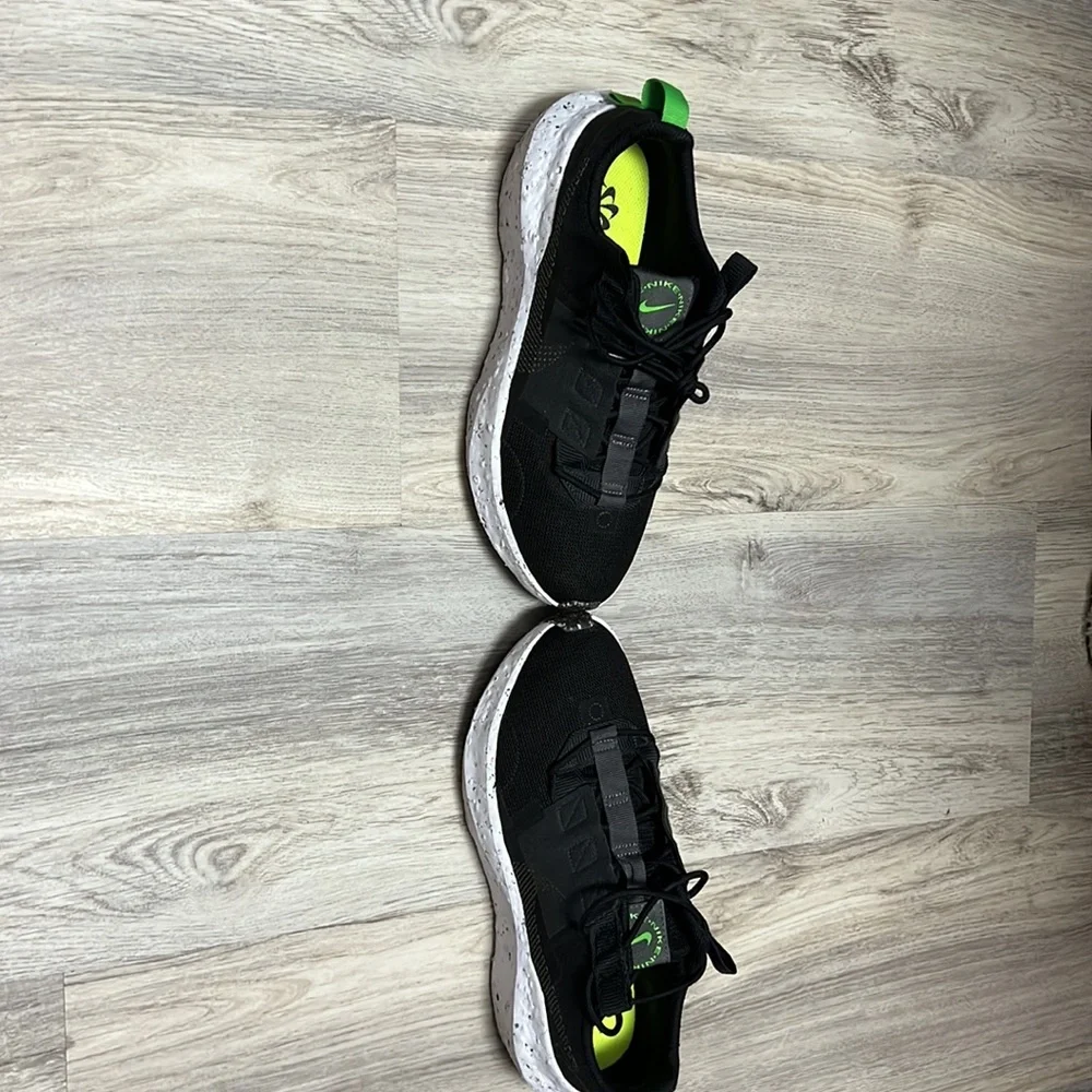 Nike Black and Neon Green Athletic Shoes